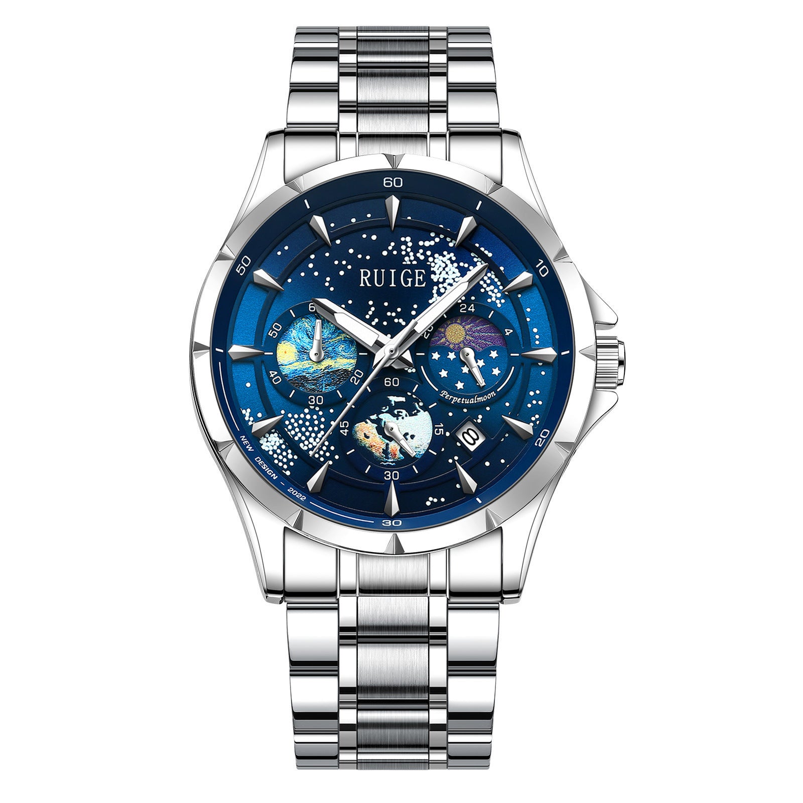 Star Sea Quartz Luminous Waterproof Men's Watch