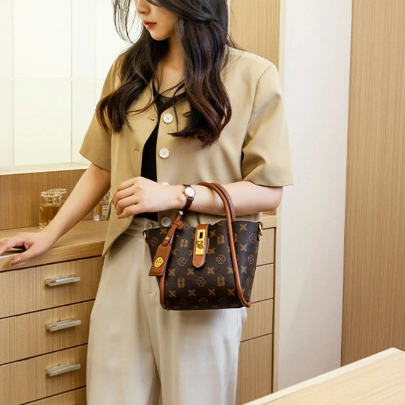 Women's Fashion Portable Bucket Bag