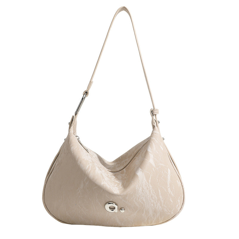 woman Soft Texture Underarm Bag