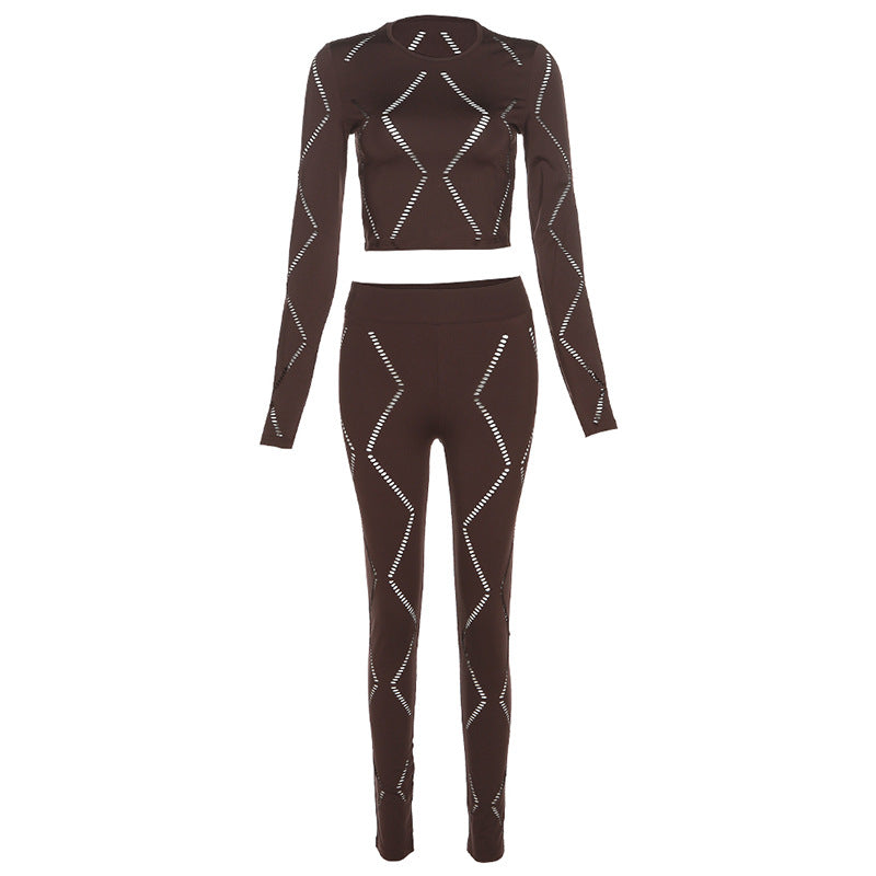 Women Tight High Waist Casual Sports Suit Pants