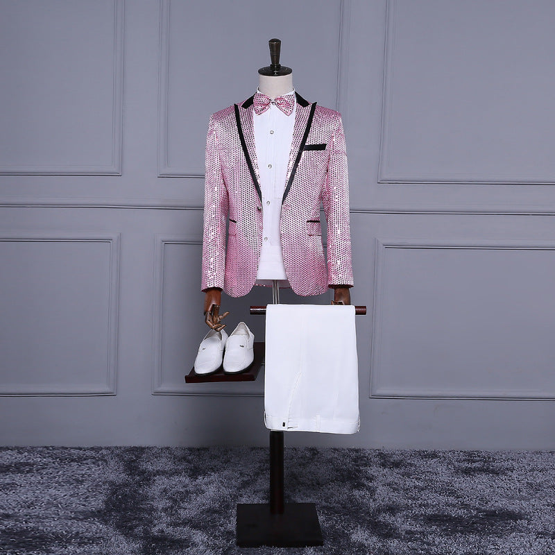 Men's Suits With Sequins