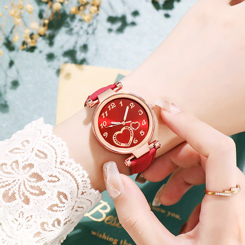 Women Retro Love Watch