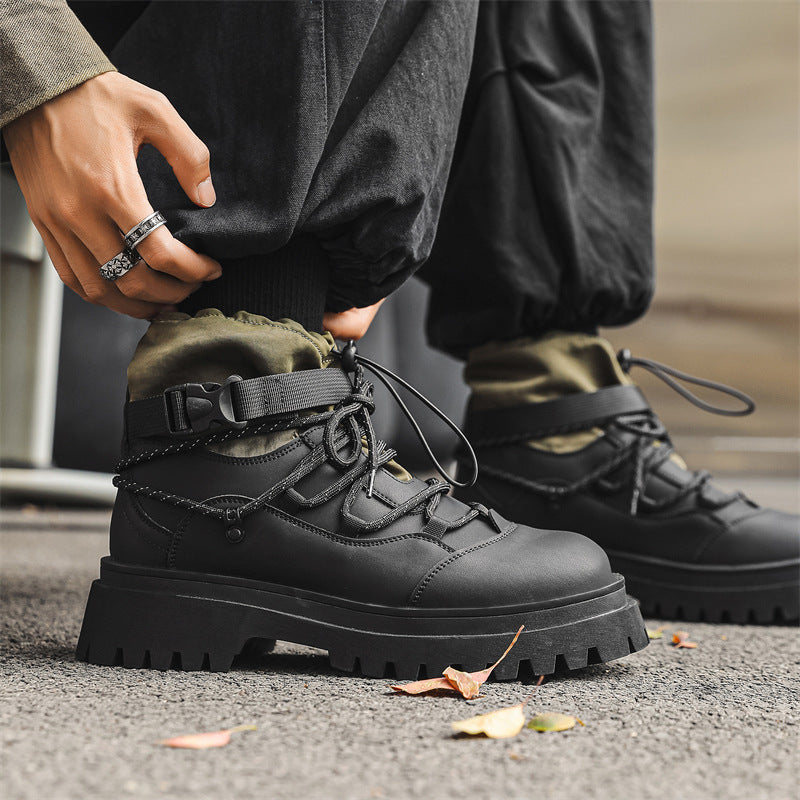 men Camping Mid Top Mountaineering Boots