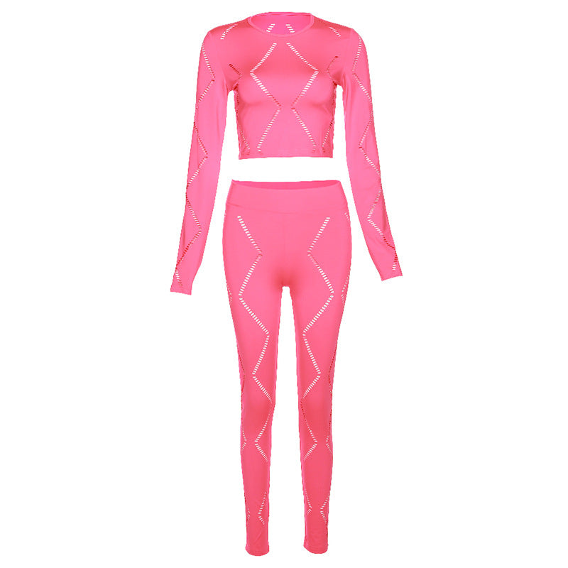 Women Tight High Waist Casual Sports Suit Pants