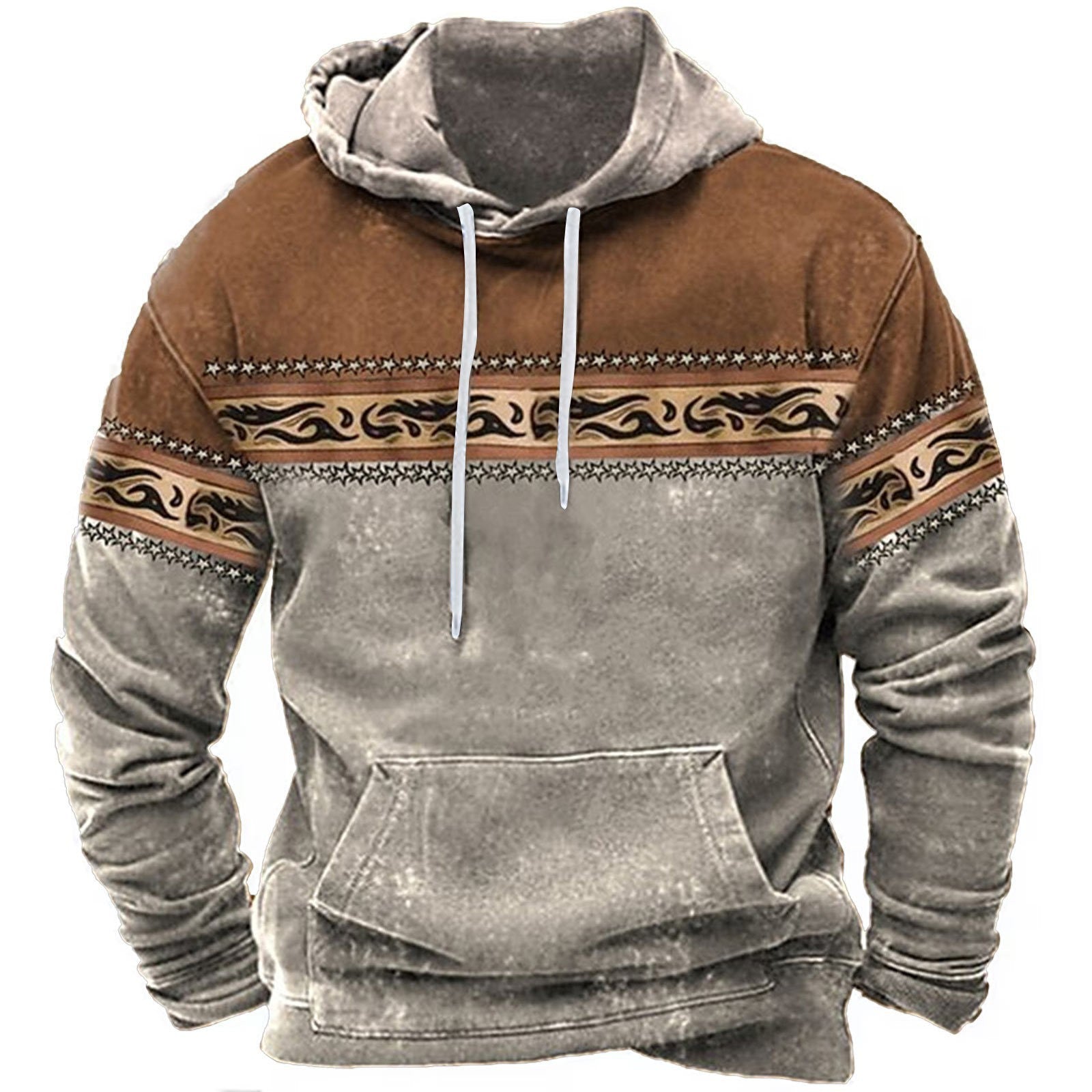 Men's Totem Plus Size 3D Hoodie