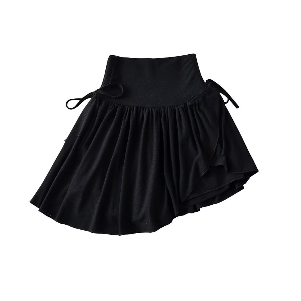 Sweet Bubble Skirt Women's Soft Drawstring
