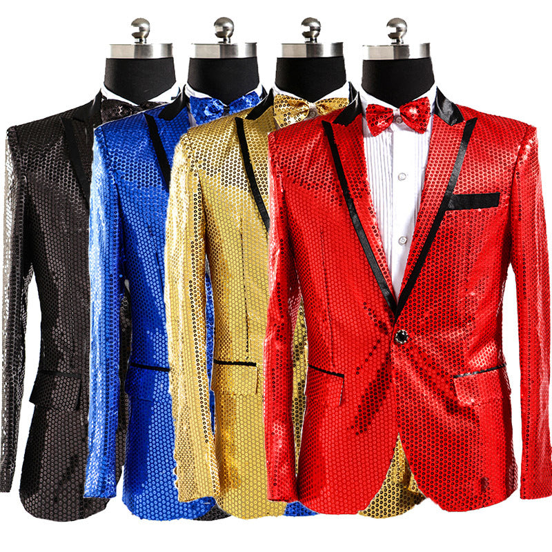 Men's Suits With Sequins