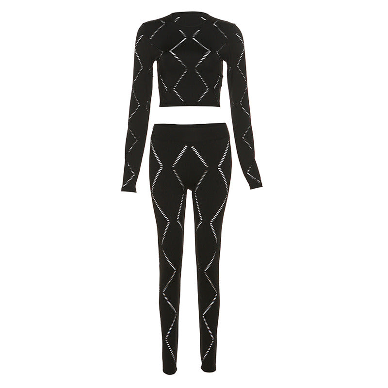 Women Tight High Waist Casual Sports Suit Pants