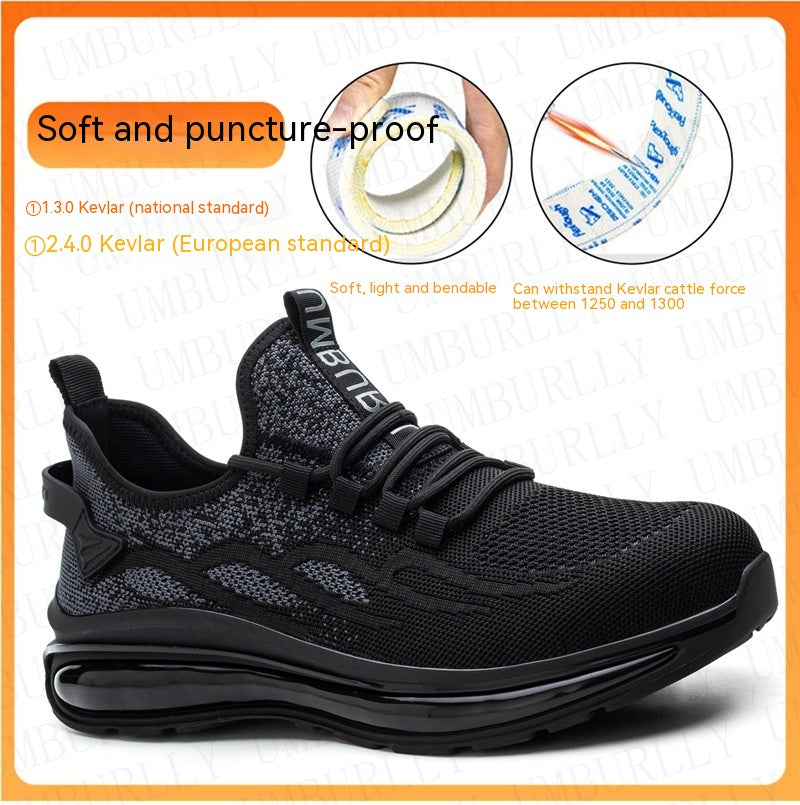Lightweight Breathable Steel Toe Cap Safety Shoes Footwear