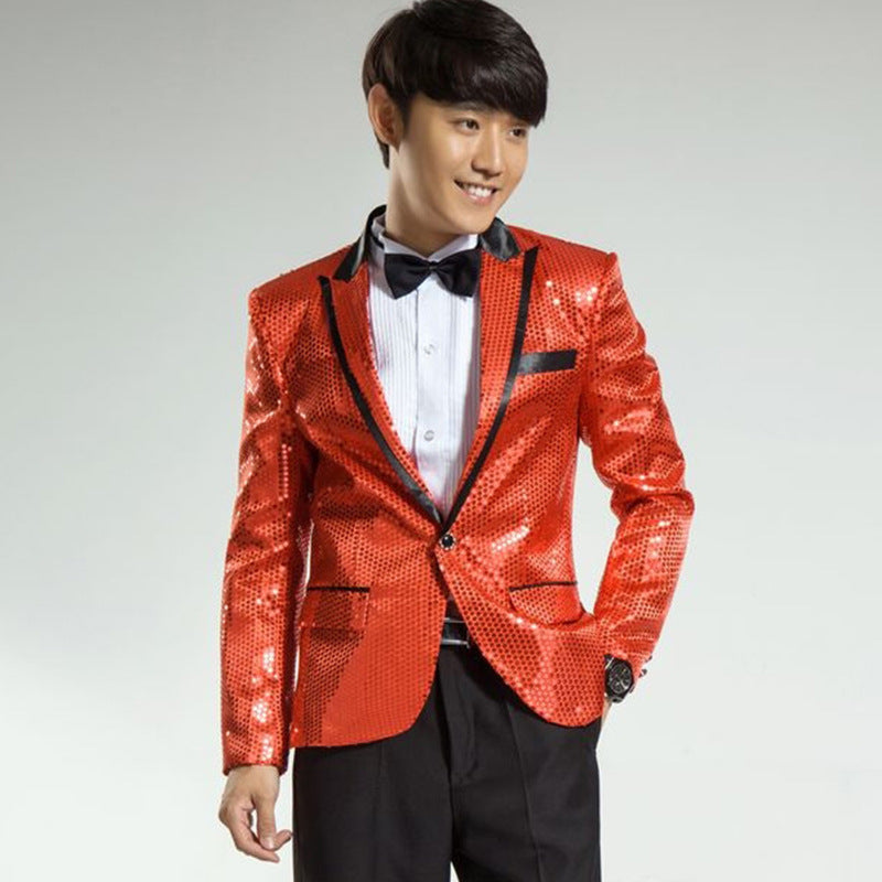 Men's Suits With Sequins