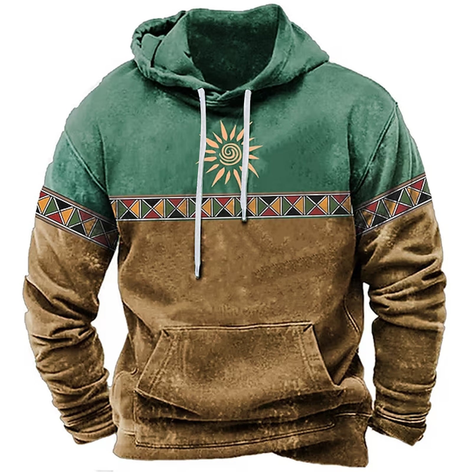 Men's Totem Plus Size 3D Hoodie