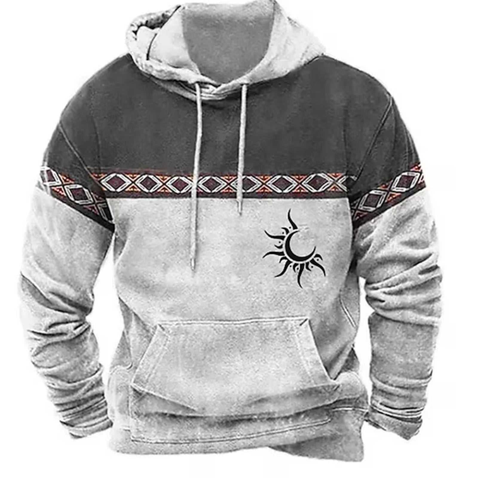 Men's Totem Plus Size 3D Hoodie