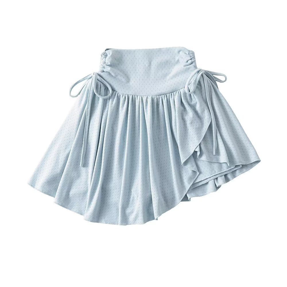 Sweet Bubble Skirt Women's Soft Drawstring