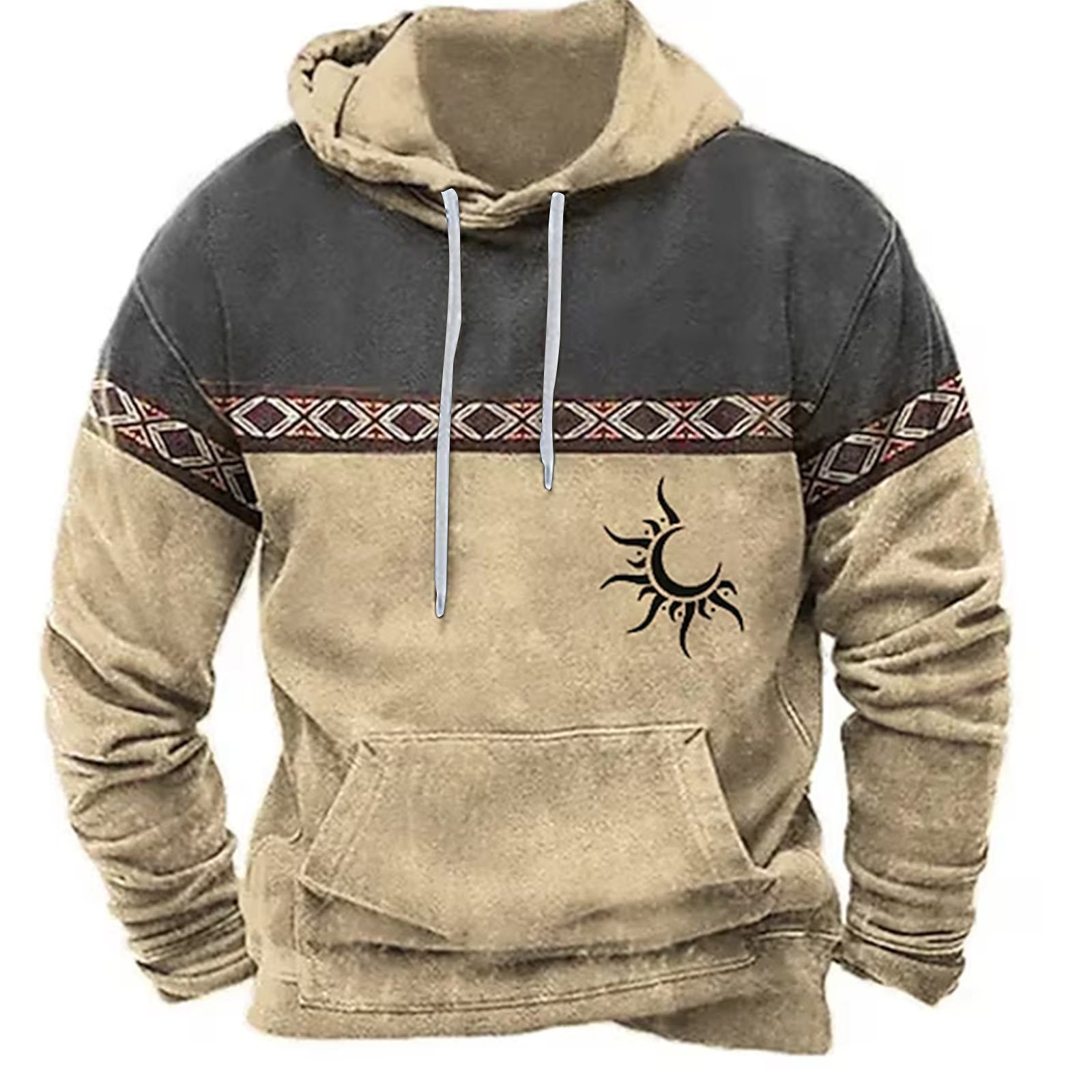 Men's Totem Plus Size 3D Hoodie