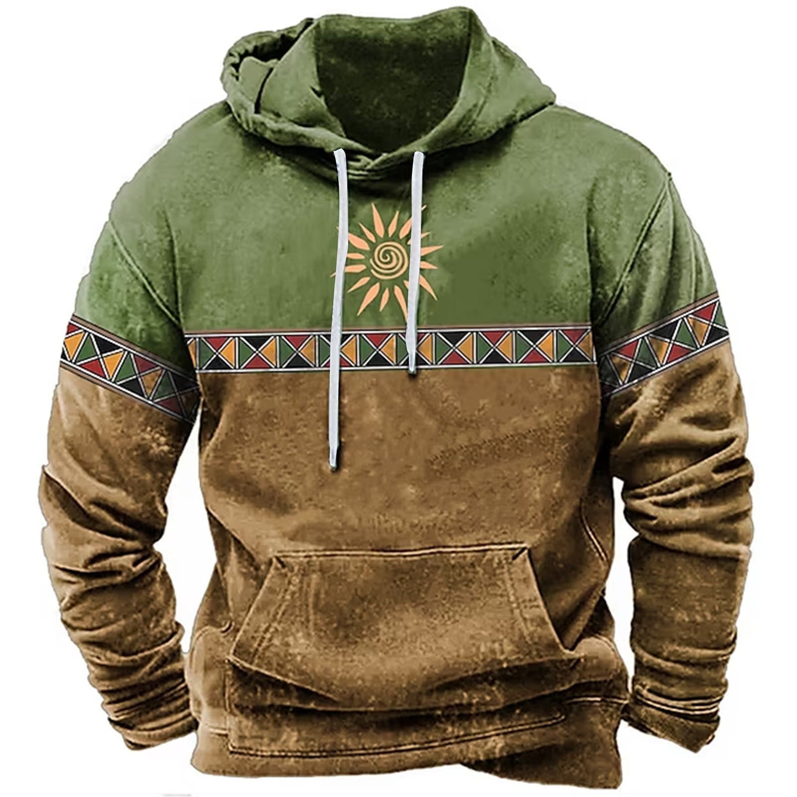 Men's Totem Plus Size 3D Hoodie