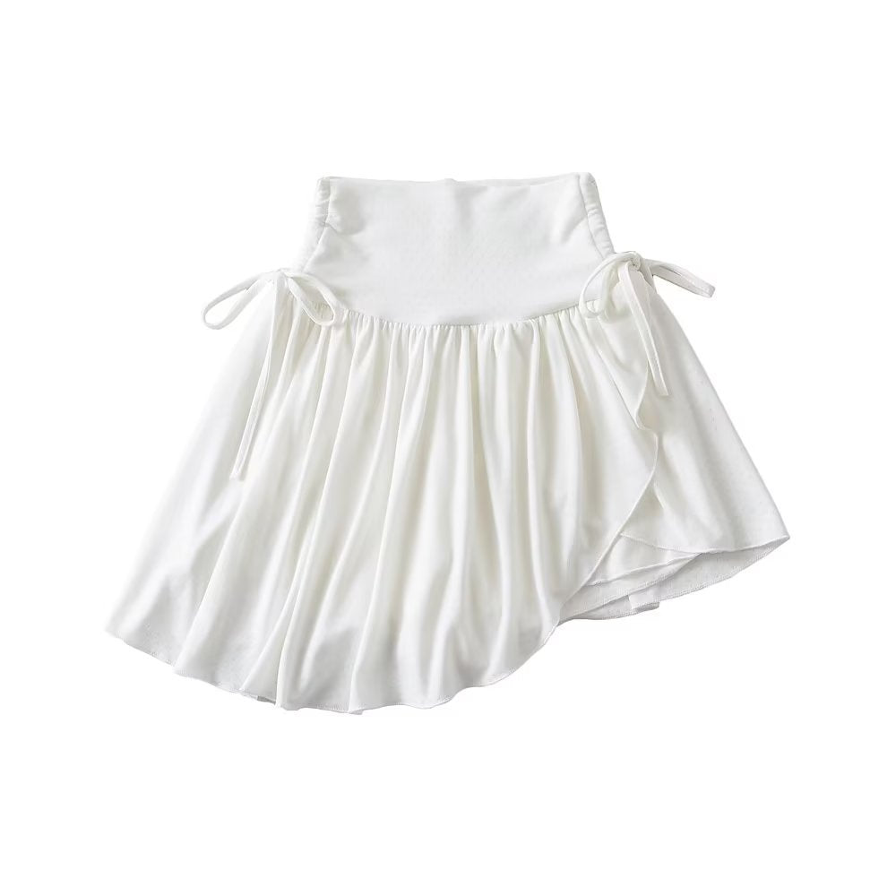 Sweet Bubble Skirt Women's Soft Drawstring