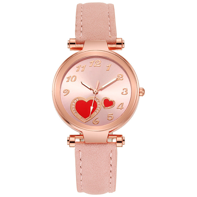 Women Retro Love Watch