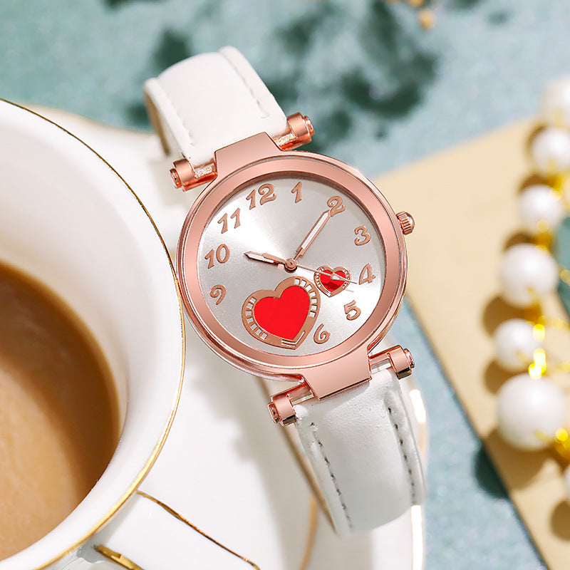 Women Retro Love Watch