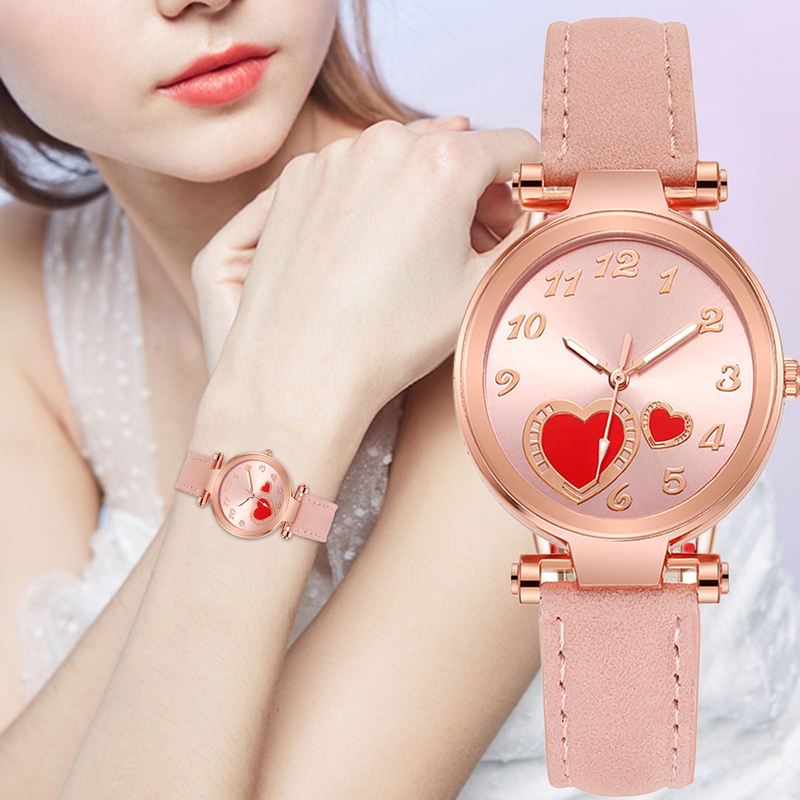 Women Retro Love Watch